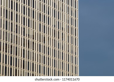 Parallel lines of windows. Abstract building background