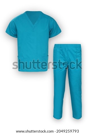 paramedics unisex v neck scrubs set medical uniform - women and men nursing scrubs set top and pants workwear 