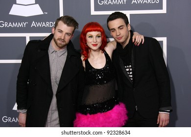 Paramore At The 53rd Annual Grammy Awards, Staples Center, Los Angeles, CA. 02-13-11