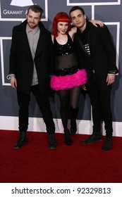 Paramore At The 53rd Annual Grammy Awards, Staples Center, Los Angeles, CA. 02-13-11