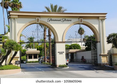 The Paramount Pictures Studios, Melrose Gate. Studio Tours. Los Angeles, USA.