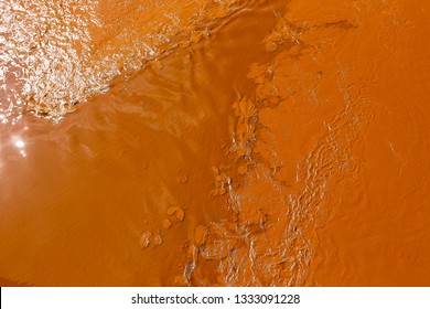 Paraopeba River polluted by tailings after the collapse of Dam of the Córrego do Feijão mine of Vale S.A. in Brumadinho, Minas Gerais, Brazil