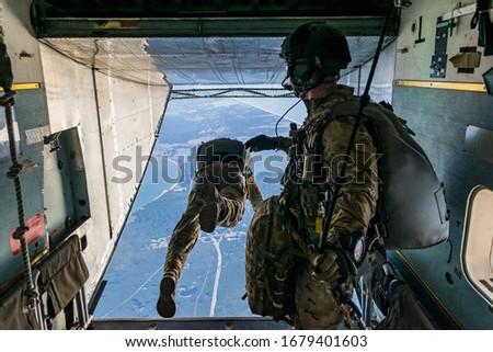 Pararescue prep for jump mission