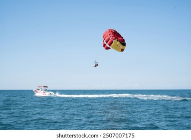 Parasailing in Batumi, Georgia on August 22, 2024 - Powered by Shutterstock