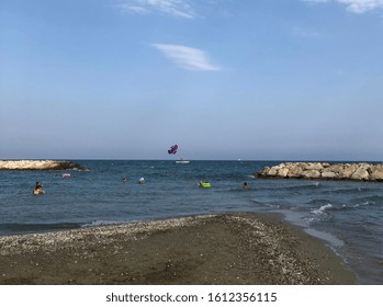 Parasailing Open Parachute In Cyprus