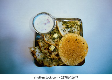 Paratha Is A Punjabi Dish Which Is An Indian Unleavened Flatbread Made With Whole Wheat Flour. Punjabi Paratha. Lachha Paratha. Panner Stuffed Kulcha. 