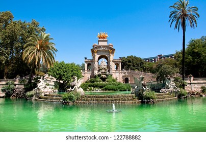 The Parc De La Ciutadella. Barcelona.