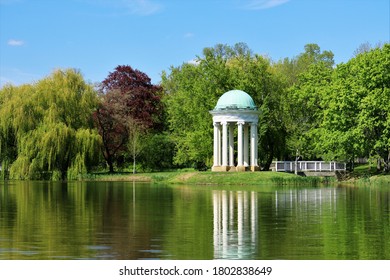 Parc With Lake And Monopteros