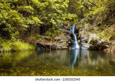 Paredes waterfall, in the village of mortágua, district of Viseu, Portugal - Shutterstock ID 2185352545