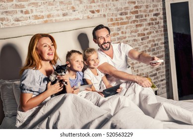 Parents and children enjoying time together