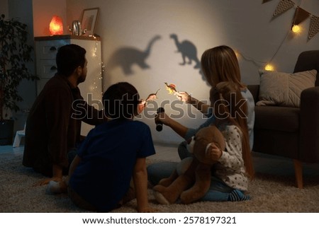 Similar – Image, Stock Photo play with light shadow