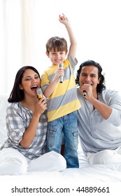 Parents Singing With Her Son