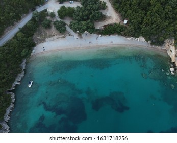 Parga Preveza Aerial Photo Tropical Beach Stock Photo 1631718256 ...