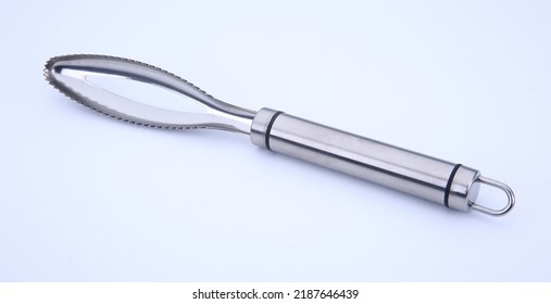 Paring Knife On A White Isolated Background.