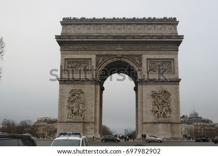 Paris, Arc de Triomphe