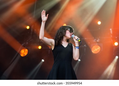 PARIS - AUG 31: Natalie Prass (singer And Songwriter) Performs At Rock En Seine Festival On August 31, 2015 In Paris, France.