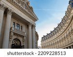 Paris, the Bourse du commerce, beautiful building at les Halles in the center