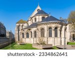 Paris, the chapel of the Arts et Metiers museum, public square