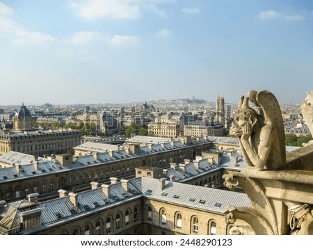 Similar – Gargoyle auf Notre Dame in Paris