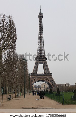 Paris Effiel Tower. metal abstract