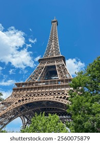 Paris Eiffel Tower from bottom