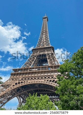 Paris Eiffel Tower from bottom