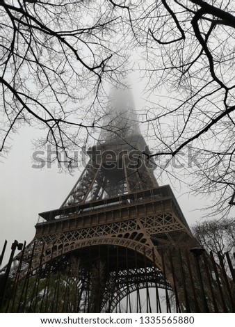 Similar – Image, Stock Photo covered “Tour Eiffel”…