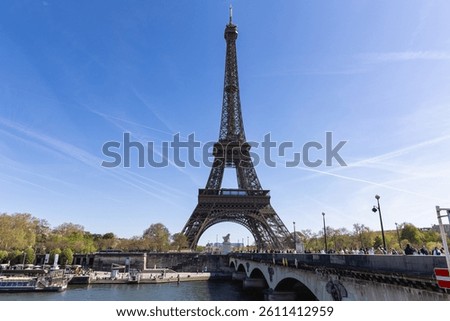 Paris with the Eiffel Tower and the Seine.