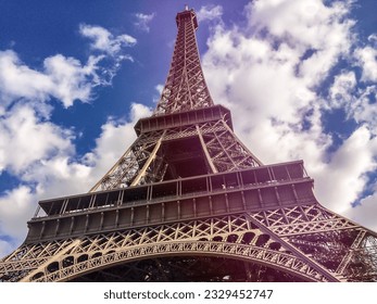 Paris  The Eiffel Tower is a wrought-iron lattice tower on the Champ de Mars in Paris, France. It is named after the engineer Gustave Eiffel, whose company designed and built the tower. 
