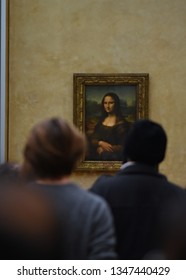 Paris/ France – 01/26/2019 
 Mona Lisa In The Louvre, France