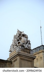 Paris, France 03.23.2017: The Official Entrance Of The Élysée Palace, Seat Of The Presidency Of The French Republic