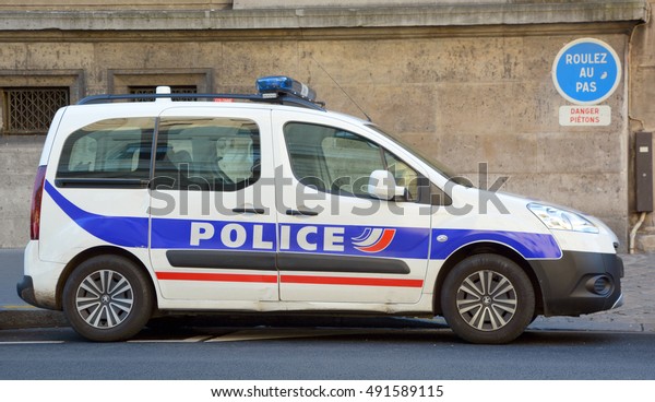 PARIS FRANCE 10 17 14: Car Paris Police\
Prefecture is the unit of the French National Police which provides\
the police force for the city of Paris and the surrounding three\
suburban departements