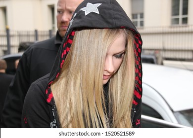 Paris, France : 16 September 2011 Avril Lavigne At NRJ French Radio
