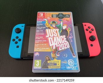 
Paris, France - 21 October 2022: Just Dance On Nintendo Switch Video Game