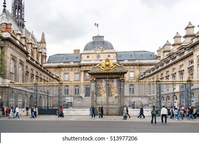 PARIS, FRANCE, 26 APR 2016. Conciergerie prison in Palais de Justice