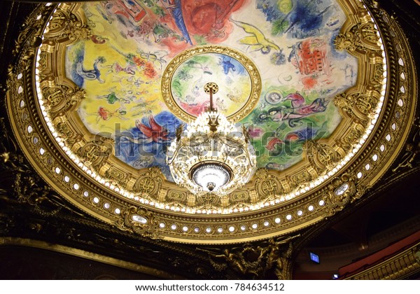 Paris France 28102015 Palais Garnier Marc Stockfoto Jetzt