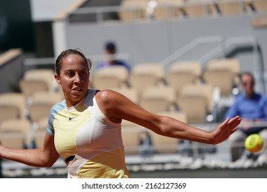 Paris, France - 30 May 2022: 22nd Seed Madison Keys (USA) Was Defeated By Veronika Kudermetova In The 4th Round On Day 9 Of The Roland Garros Tennis Tournament