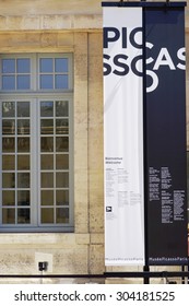 PARIS, FRANCE -8 JULY 2015- The Musee Picasso Museum, Located In The Hotel Sale In The Marais Area Of Paris, Reopened In 2014 After A Five Year Closure.