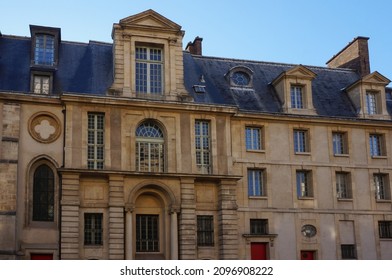 Paris, France - April 2021 - Facade Of Lycée Henri IV On Place Du Panthéon Square, In The Latin Quarter ; Henri IV Houses One Of France's The Most Prestigious Preparatory Classes For 