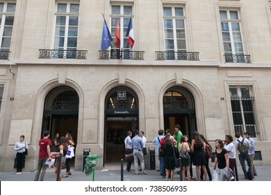 PARIS, FRANCE - Aug 29, 2013 : Sciences Po, Paris Institute Of Political Studies, Is A University Located In Seven Cities In France