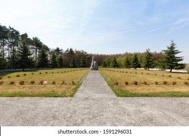 Paris, France - August 16, 2018: Memorial For The Victims Of The Concorde Crash At Paris Charles De Gaulle Airport In France.