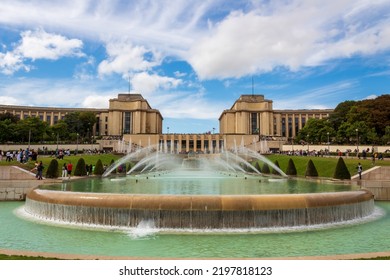 Paris, France - August 18, 2019: Trocadéro In Paris.