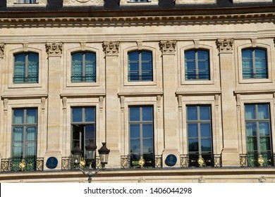 Paris; France - August 4 2018 : The Place Vendome, The Ritz Hotel