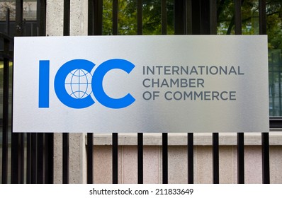 PARIS, FRANCE - AUGUST 9TH 2014: The Headquarters Of The International Chamber Of Commerce In Paris On The 9th August 2014.