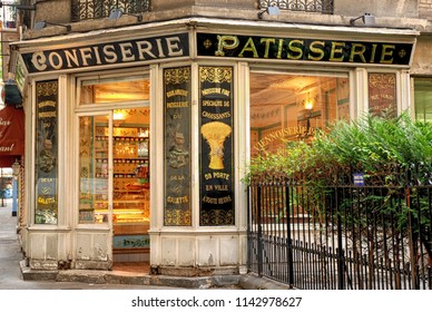 Paris / France - Circa 2008: Confiserie Patisserie Shop Window