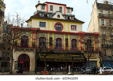 Paris, France - February 24, 2016: Bataclan Theatre