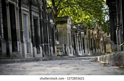 Paris France Graveyard Street Level View 