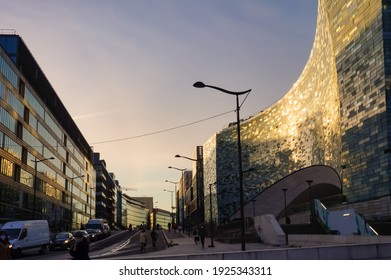 Paris, France - Jan. 2021 - The Modern Headquarters Of 