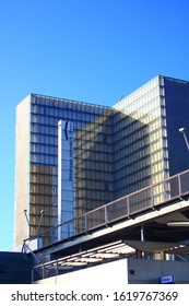 Paris, France. January 18. 2020.
View Of The Towers Of The National Library Of France. Site Inaugurated By President François Mitterand In 1995.