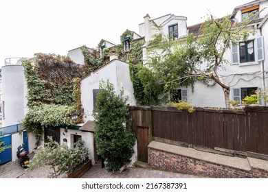 Paris, France - July 11, 2018: The Restaurant Le Troubadour In Montmartre